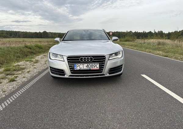 Audi A7 cena 69000 przebieg: 197580, rok produkcji 2011 z Wieleń małe 326